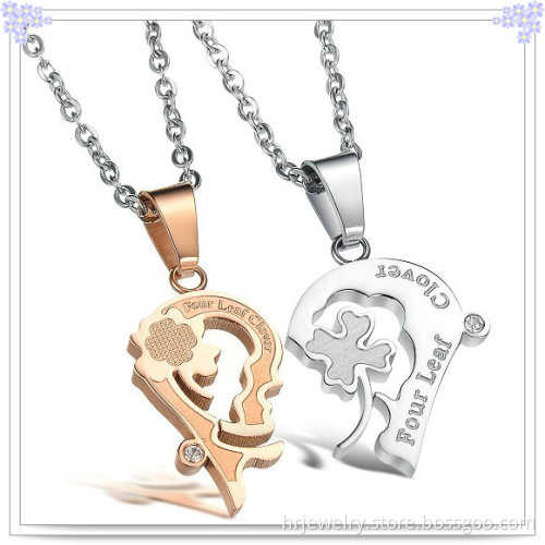 Stainless Steel Jewelry Fashion Heart Pendant Necklace (HR2085)